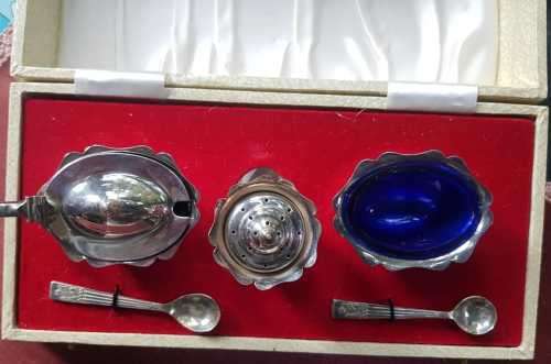 SILVER PLATED CRUET