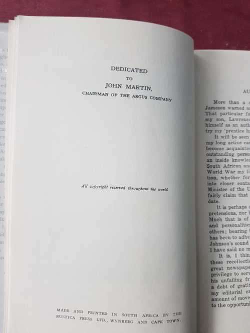 An Editor looks Back by G. A. L. Green   First Edition, hardcover