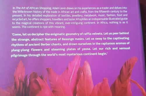 The Art of African Shopping by Adam Levin  First Edition,