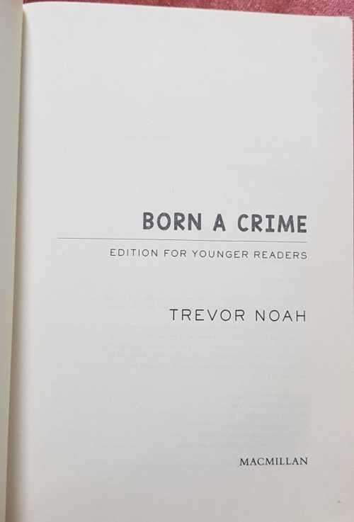 Trevor Noah Born a Crime