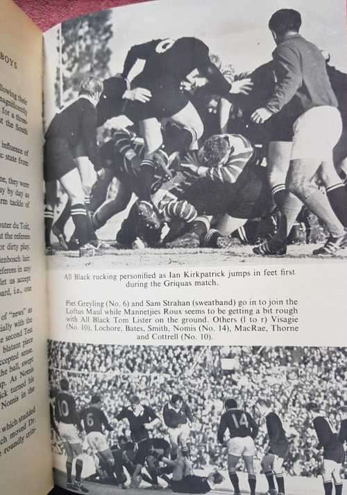 Rugby Naas Botha & All Black-ed Out