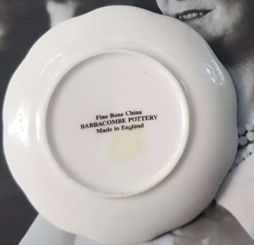 Queen Elizabeth The Queen mother the official biography AND Babbacombe vintage plate stand