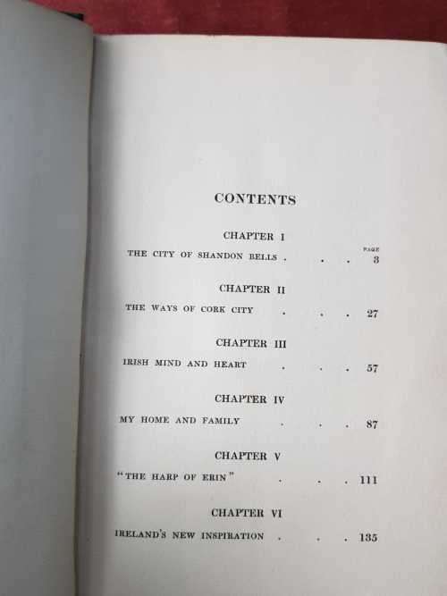 Irish Collections by Justin McCarthy  First Edition circa 1912 Hardcover