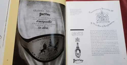 Perrier vintage La Célèbre Source Perrier art book collectible