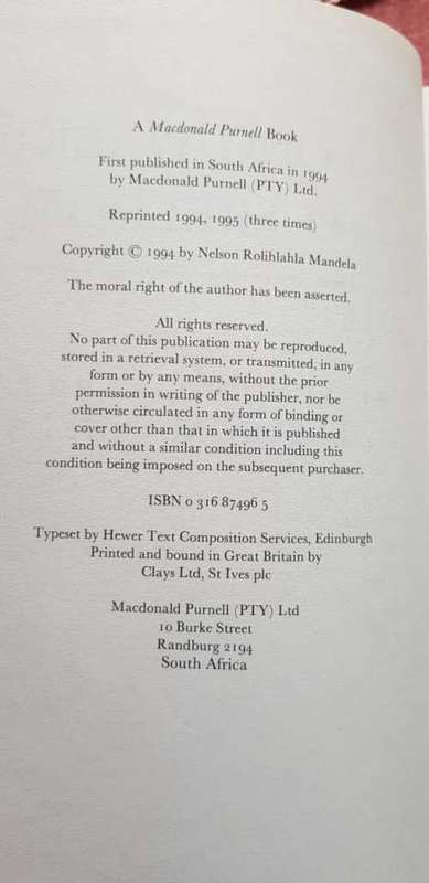 Long Walk to Freedom AND How to steal a Country