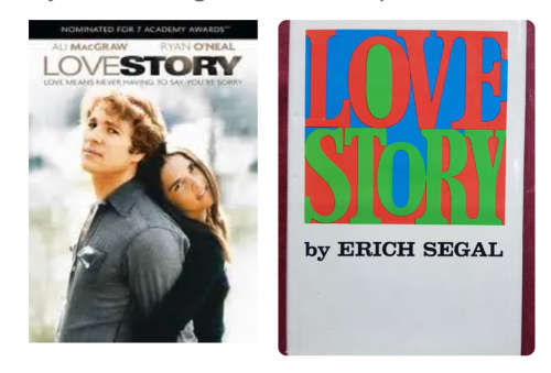 LOVE STORY by Erich Segal DVD