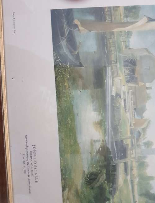 John Constable  Lithograph Print
