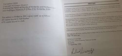 Experiences of a Siege A Diary of the Siege of Kimberley