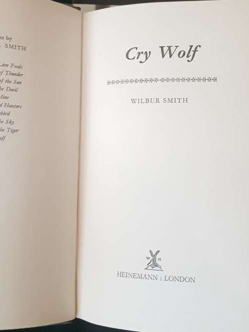 WILBUR SMITH HEINEMANN FIRST EDITION
