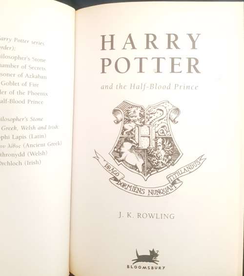 HARRY POTTER FIRST EDITION