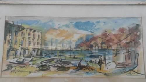 Jeff Kassman  Lithograph  1958  Signed