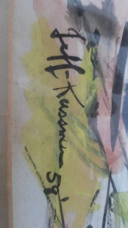 Jeff Kassman  Lithograph  1958  Signed