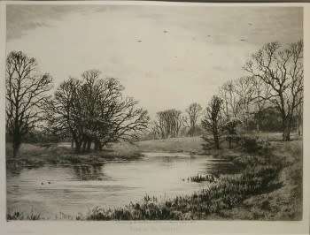 Etching  Artist : Fred Slocombe