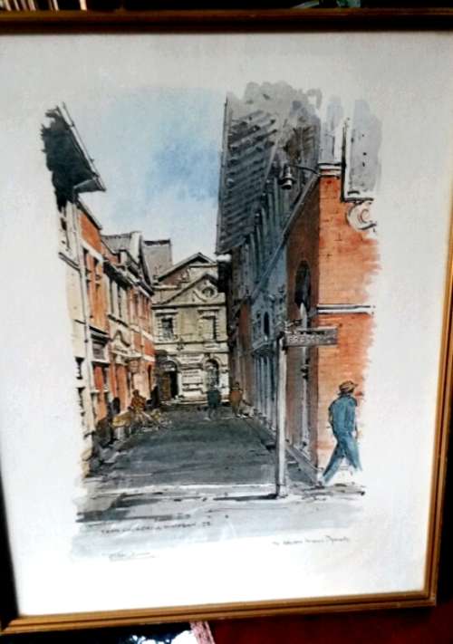 JOHN CHURCHILL SIMPSON lithograph sketches signed in pencil