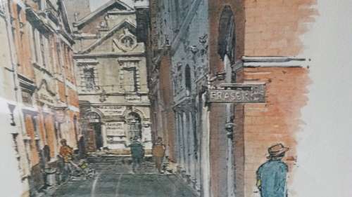 JOHN CHURCHILL SIMPSON lithograph sketches signed in pencil