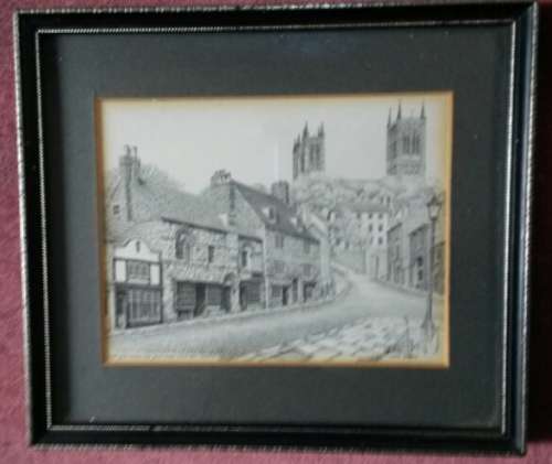 JOHN BANGAY  IN PLATE SIGNED AND HAND SIGNED PRINT LITHOGRAPH