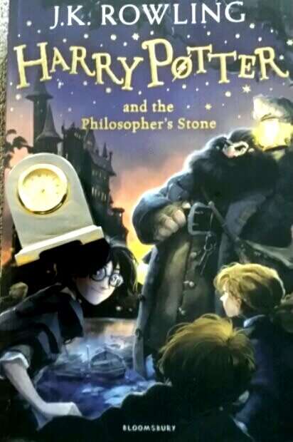 Harry Potter and the Philosophers Stone AND Mantle Clock Small