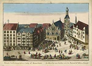 Marienplatz  Forum herbarium versus curie ad Monachium