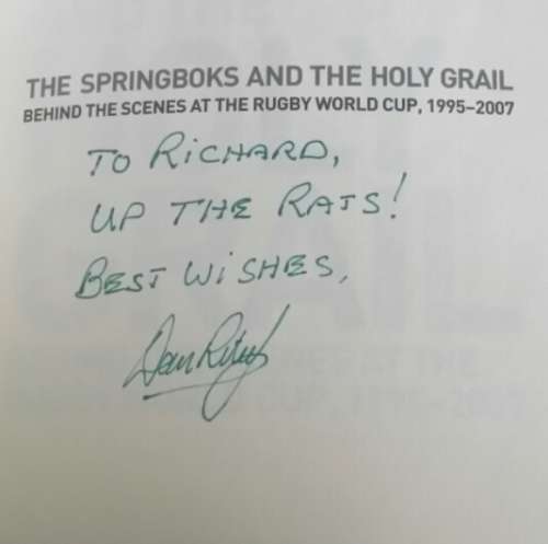Springboks and the Holy Grail Signed copy Dan Retief