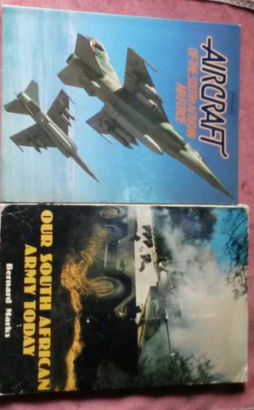 Our South African Army Today by Bernard Marks AND Aircraft of the South African Defence Force 1976