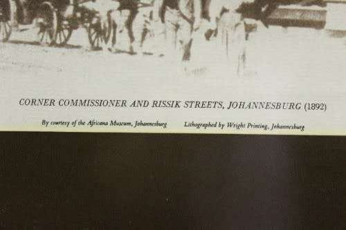 Corner Rissik & Lithograph Commissioner Street  Johannesburg 1892