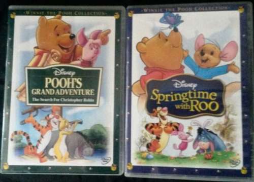 Winnie the Pooh DVDs Grand Adventure AND Sprintime with Roo