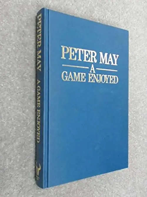A Game Enjoyed Autobiography SIGNED BY PETER MAY and 2003 CRICKET WORLD CUP TIE