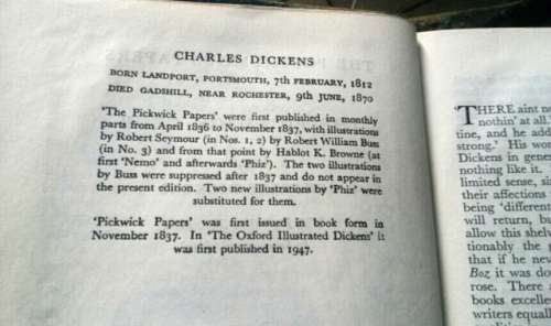 The Posthumous Papers of The Pickwick Club Charles Dickens 1947