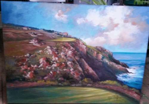 Olga Hoffman Original Oil on Canvas Painting