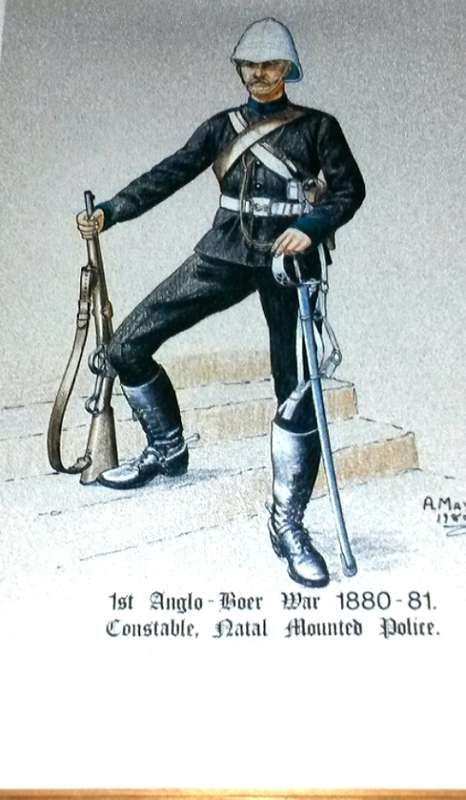 Natal Mounted Police Constable FIRST ANGLO B0ER WAR 1880-1881