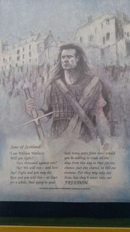 Braveheart Movie Quote Poster Print / Litho Lithograph