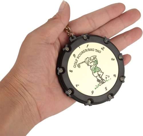 GOLF Score Stroke Counter 18 Holes 9 Shots Golf Score Keeper With Clip