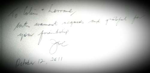 Papa Joe 80 not out  signed copy