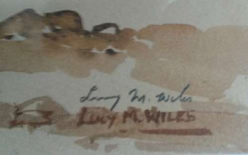 Lucy M Wiles (1920 - 2008) Signed print of original watercolour