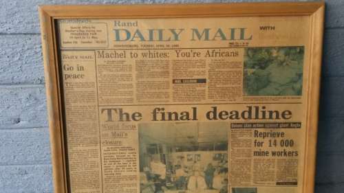 Rand Daily Mail final edition 30 April 1985