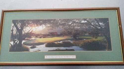Grant Leversha Litho Photo Print The Gary Player Country Club 9th Hole Par 5