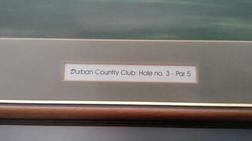 Durban Country Club GRANT LEVERSHA LITHOGRAPHS GOLF