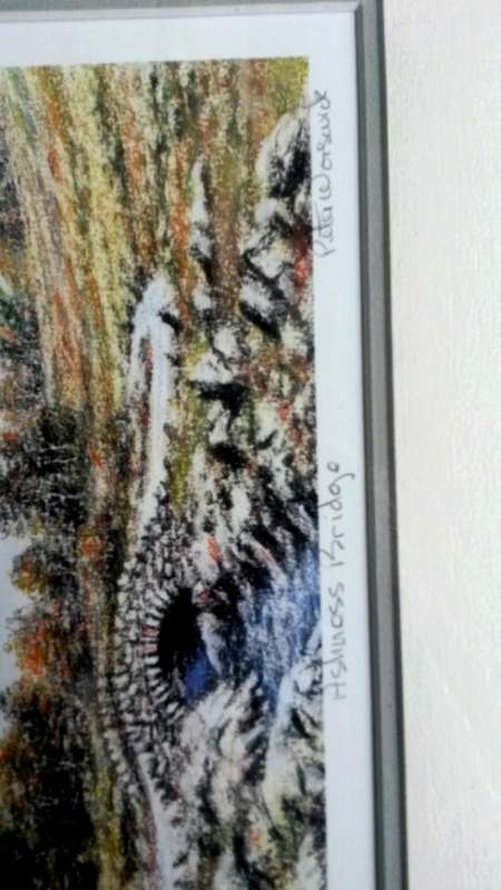 Ashness Bridge fine art print signed & numbered by artist Peter Worswick