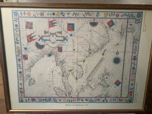 Portolan Map 1570 - Southeast China Japan East Indies MAPS COLLECTABLE