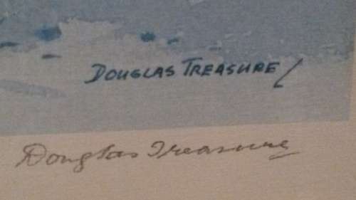 DOUGLAS TREASURE Litho Print Number 813 out of 850