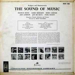 The Sound of Music Soundtrack Vinyl (VG)