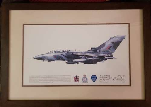RAF TORNADO   LITHO PRINT  LIMITED EDITION