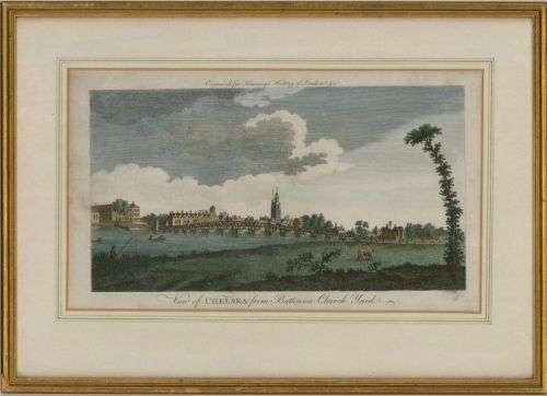 LITHO PRINT Views of Chelsea from Battersea Church £75.00