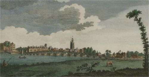 LITHO PRINT Views of Chelsea from Battersea Church £75.00