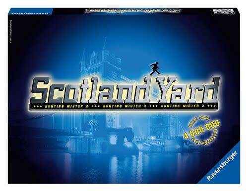 Scotland Yard Hunting Mister X Board Game