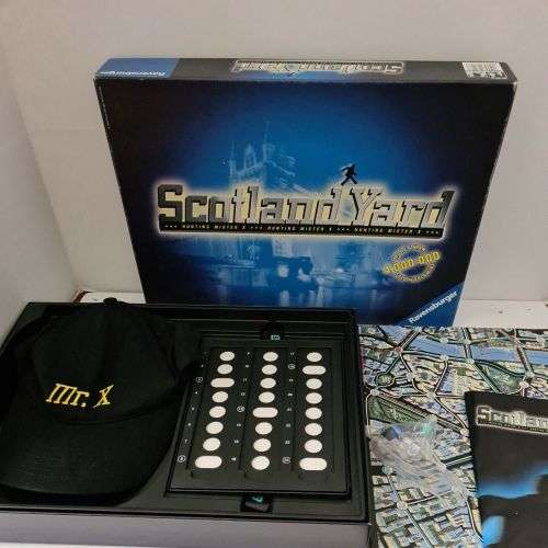 Scotland Yard Hunting Mister X Board Game