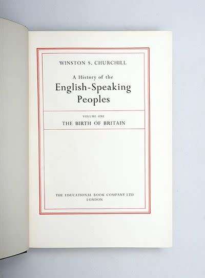A History of the English-Speaking Peoples, Chartwell Edition