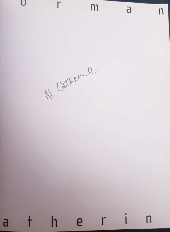 Norman Catherine softcover art book signed
