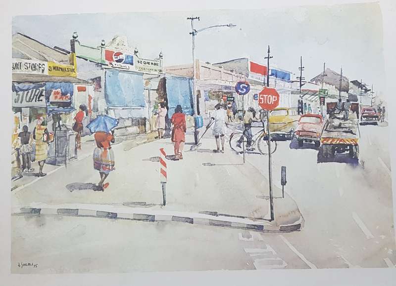 Sihlali Lithograph - Durant Basi Sihlali