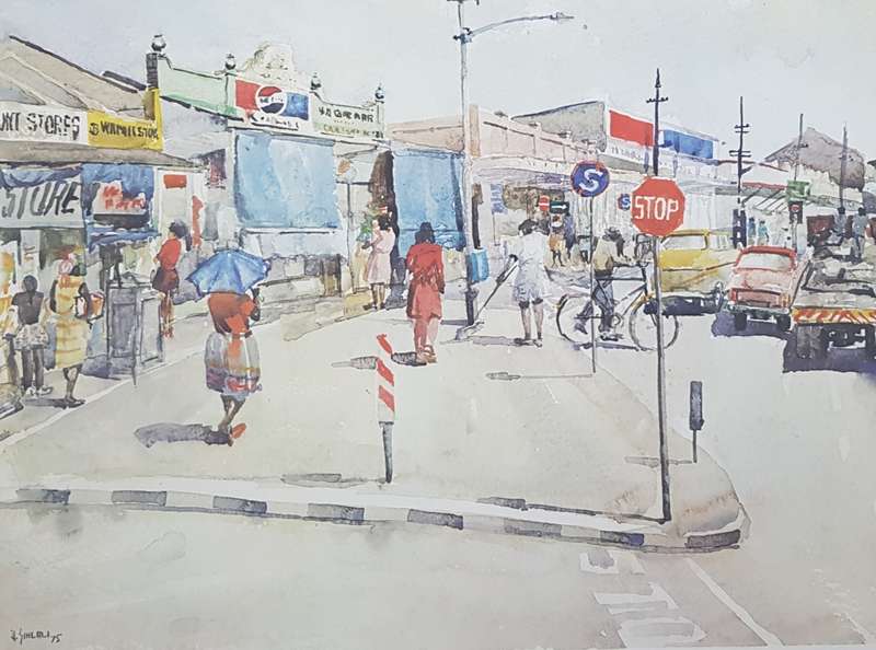Sihlali Lithograph - Durant Basi Sihlali